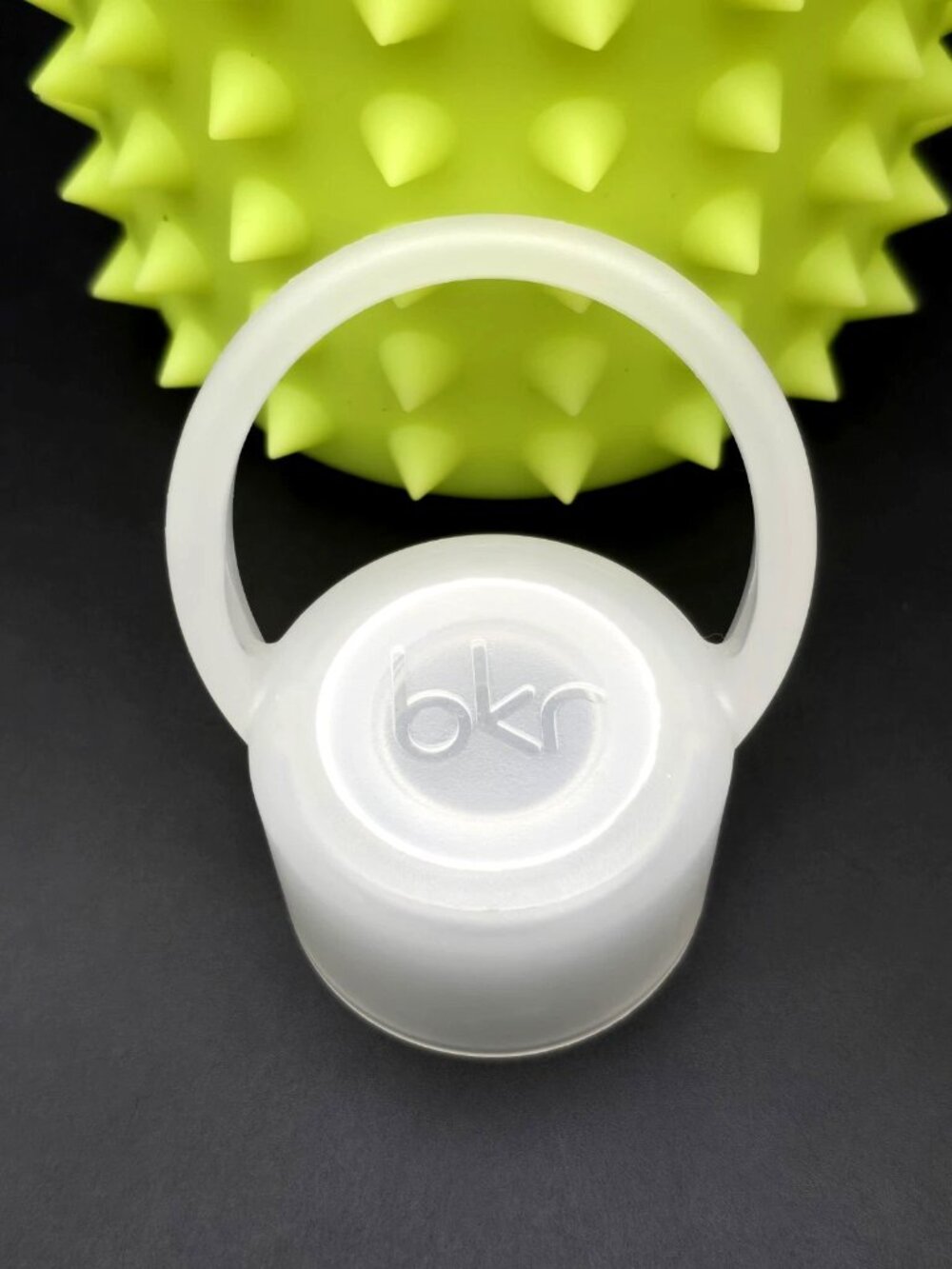 BKR Tutu Neon Green Ballet Glass & Spiked Silicone Water Bottle 32oz - Picture 6 of 9